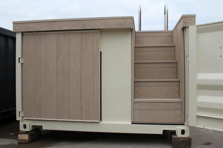 Piscina al aire libre en contenedor de 20 pies