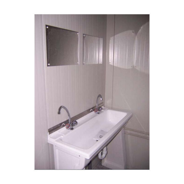 BUNGALOW CON WC, DUCHA Y LAVABO – MODELO SD2 – TAMAÑO 5 O 6 METROS